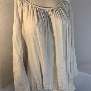 Boho Chic Tan Blouse